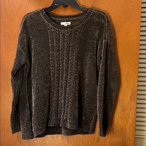 Sonoma Plush Knit Sweater - Charcoal Mix